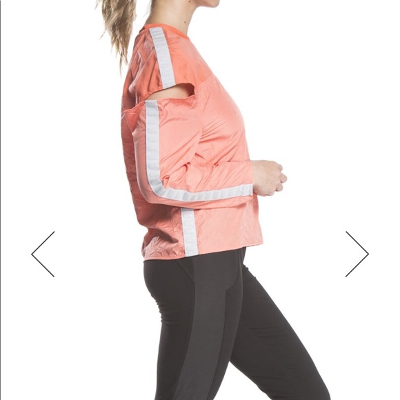 lime & vine Tops - Lime & Vine Alexi coral Shoulder Cut Outs SZ S